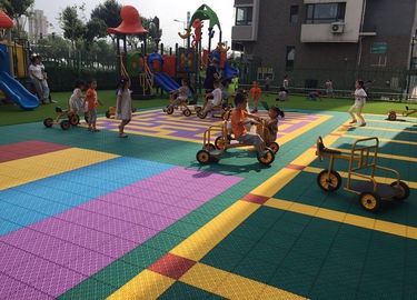 China Verde removível personalizado colorido do amortecedor do revestimento do jardim de infância fábrica