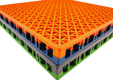 Monte a corte colorida de Futsal que pavimenta 250mm * 250 milímetros * 12.7mm